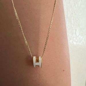 18k Real Gold Designer inspired necklace